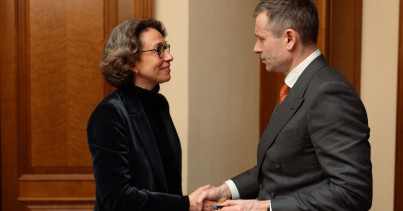 Sergii Marchenko met with the newly appointed French President's Special Envoy for Assistance and Reconstruction in Ukraine Muriele Lacoue-Labarthe